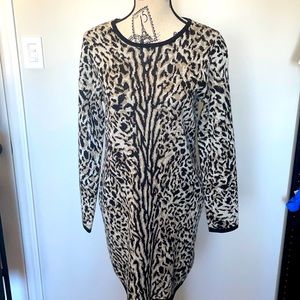 ANIMAL PRINT KNIT SWEATER DRESS *PICK 2 for $35*
